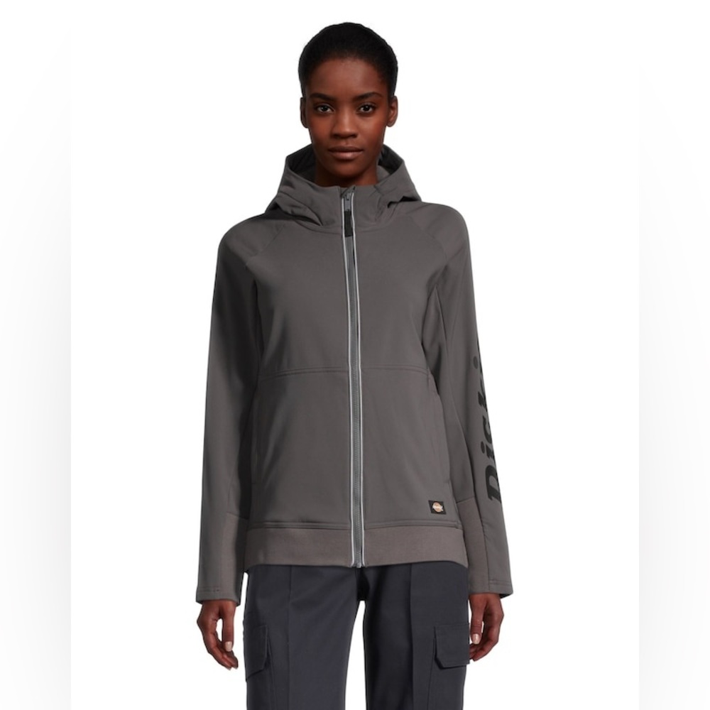 Dickies Women's ProTect Water Resistant Fleece Full Zip Hoodie Work Jacket